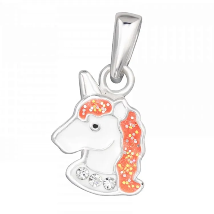 paarden hanger in zilver - Little Ones