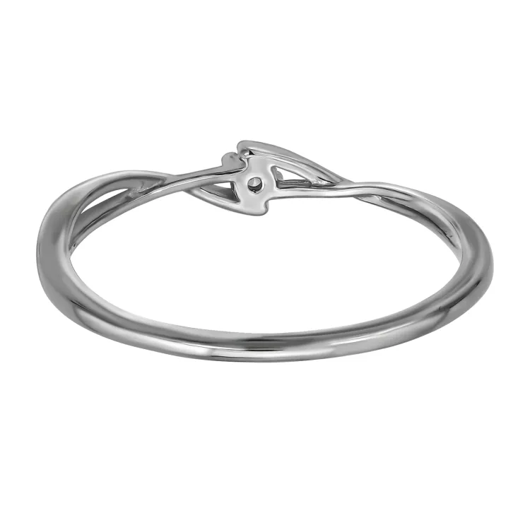 lab grown diamant ring in gerodineerd zilver
