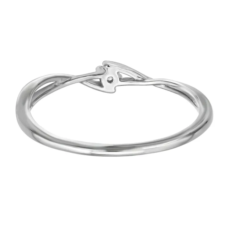 lab grown diamant ring in gerodineerd zilver