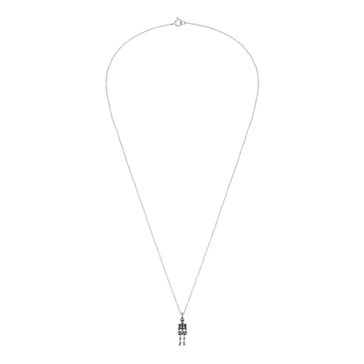 skelet ketting in zilver - Little Ones