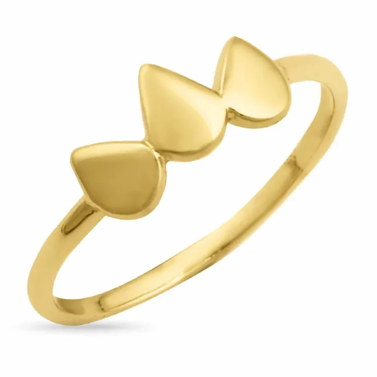 ring in verguld sterlingzilver
