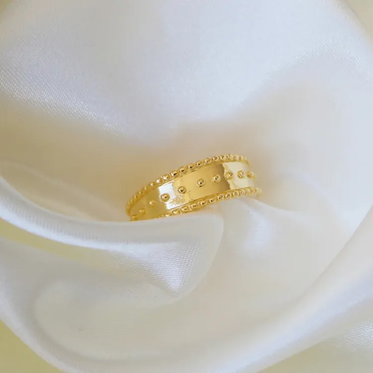 ring in verguld sterlingzilver