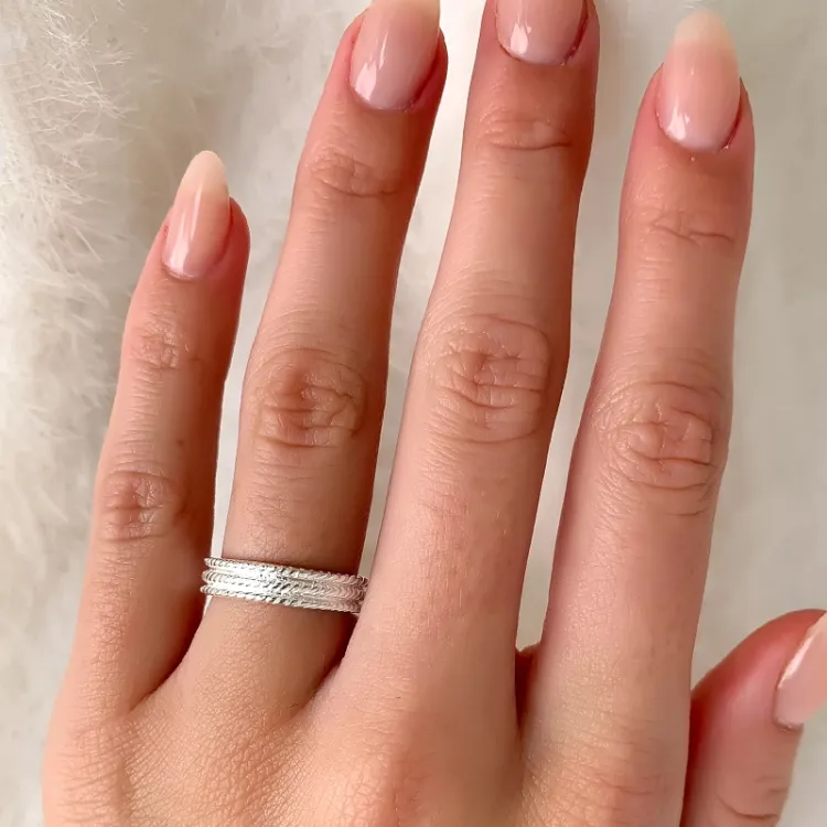 ring in zilver