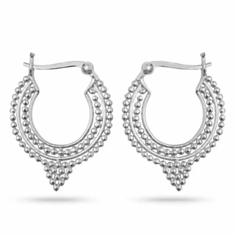 Oorbellen in zilver