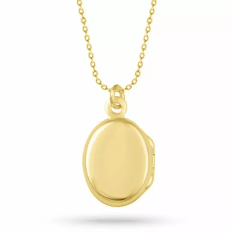 ketting in verguld sterlingzilver met hanger in verguld sterlingzilver