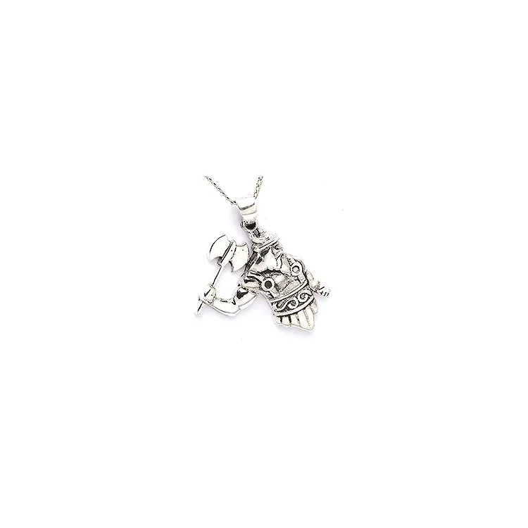 viking hanger in geoxideerd sterlingzilver