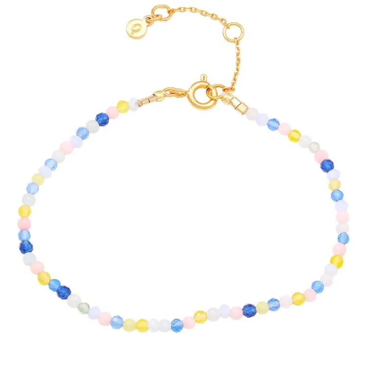 Hultquist Paisley parel armband in verguld sterlingzilver