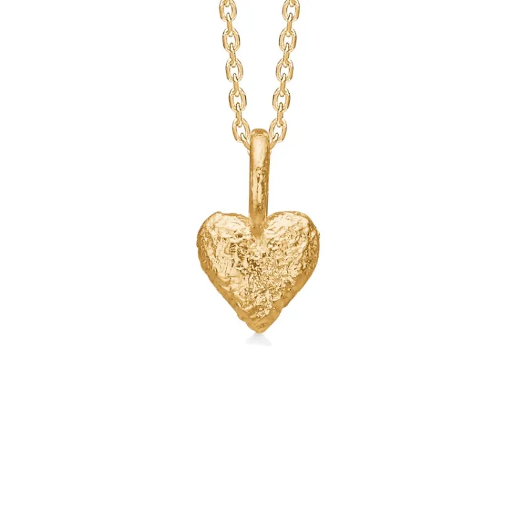 Studio Z Amour Heart ketting in verguld sterlingzilver