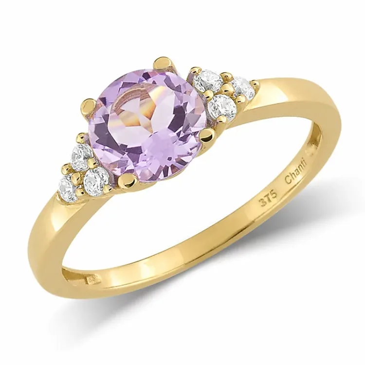 amethist ring in 9 karaat goud - Gold Collection