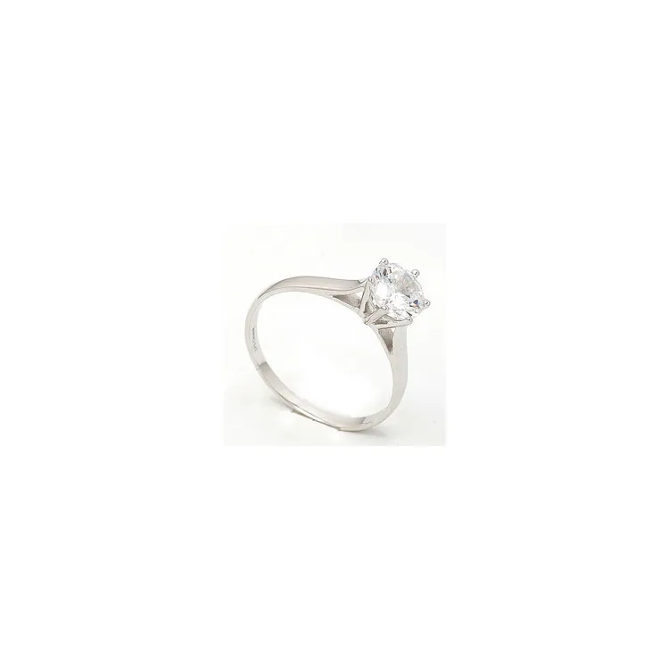 Goedkoop ring in 8 karaat witgoud