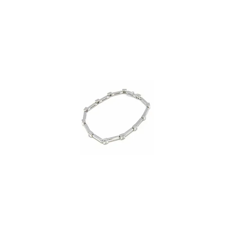 armband in 14 karaat witgoud