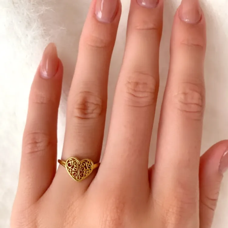hart ring in 9 karaat goud - Gold Collection
