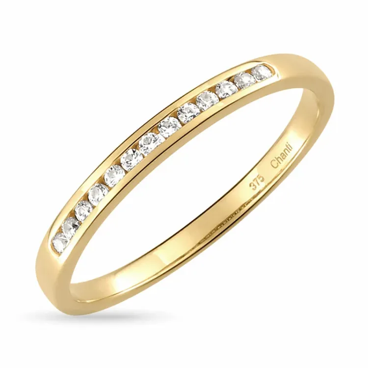smal goud ring in 9 karaat goud - Gold Collection