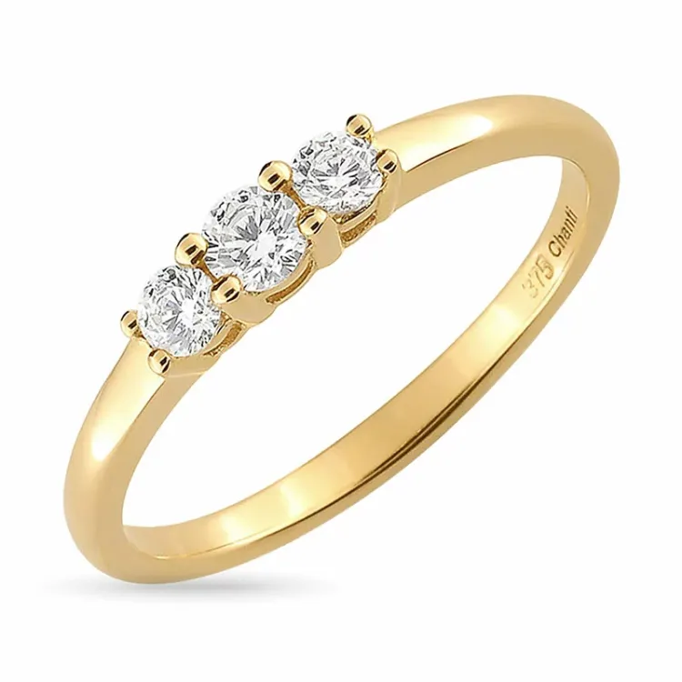 mémoire ring in 9 karaat goud - Gold Collection