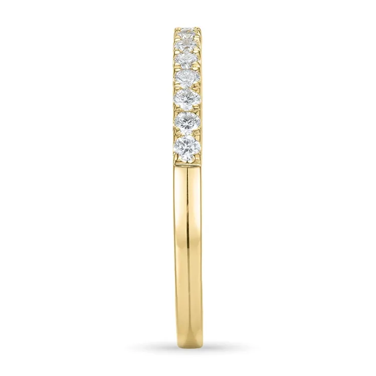 briljant mémoire ring in 14 karaat goud 0,225 ct