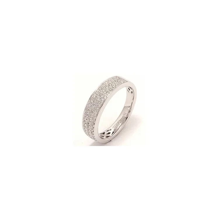Diamant ring in 14 karaat witgoud 0,31 ct