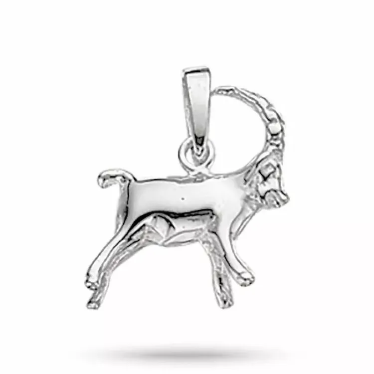 Scrouples sterrenbeeld steenbok hanger in zilver