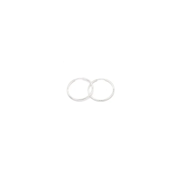 30 mm Scrouples rond creool in zilver