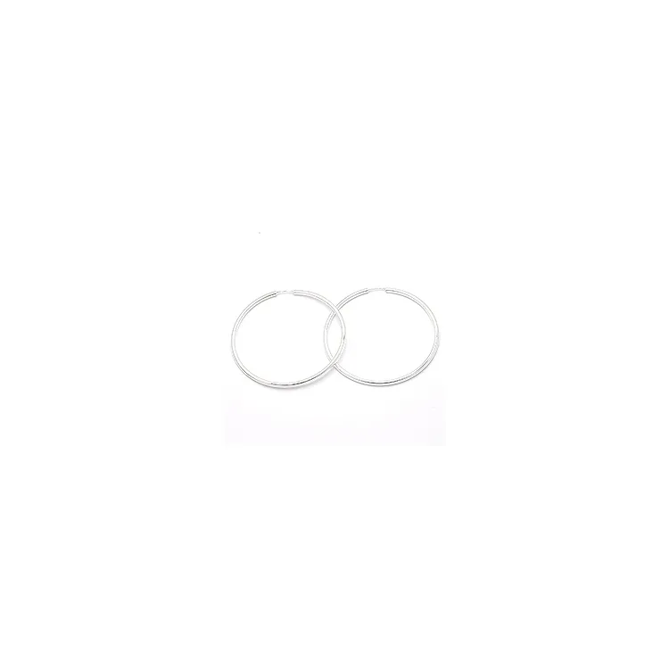 60 mm Scrouples rond creool in zilver