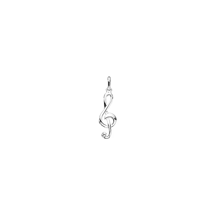 Scrouples noot hanger in zilver