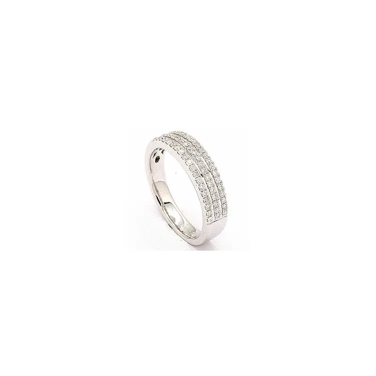 bestelde artikel -  diamant ring in 14 karaat witgoud 0,40 ct