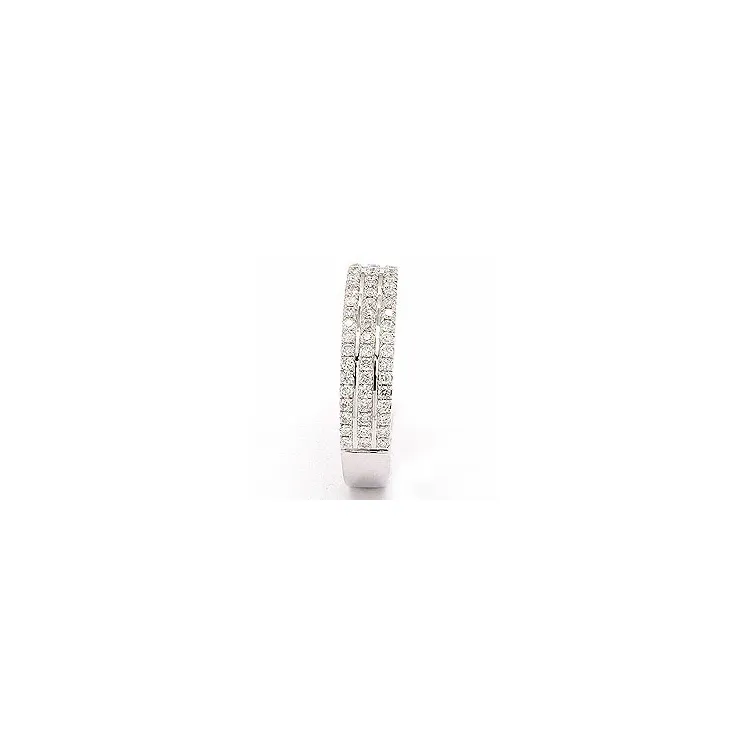 bestelde artikel -  diamant ring in 14 karaat witgoud 0,40 ct