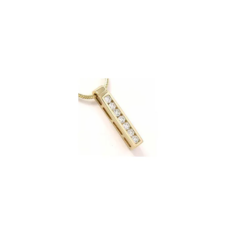 diamanten hanger in 14 caraat goud 0,36 ct