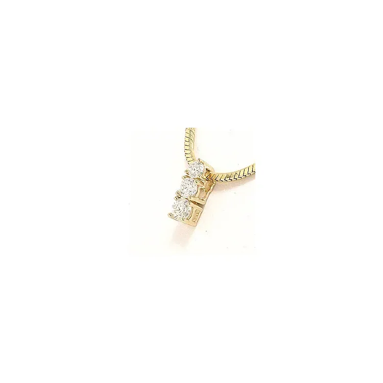 Diamanten hanger in 14 caraat goud 0,20 ct