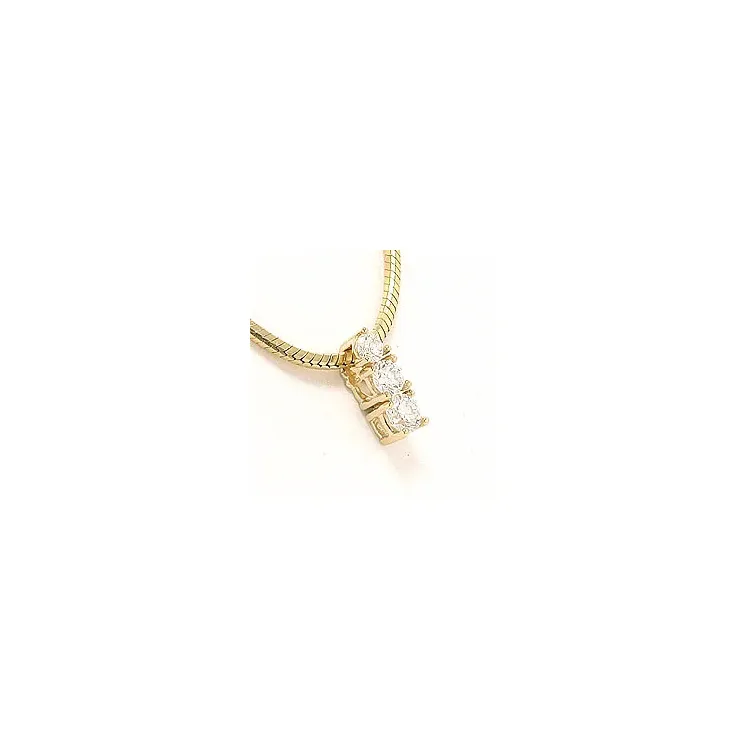 Diamanten hanger in 14 caraat goud 0,20 ct