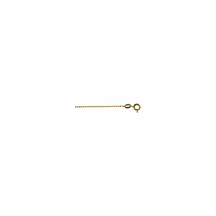 Aagaard kogelketting in verguld sterlingzilver