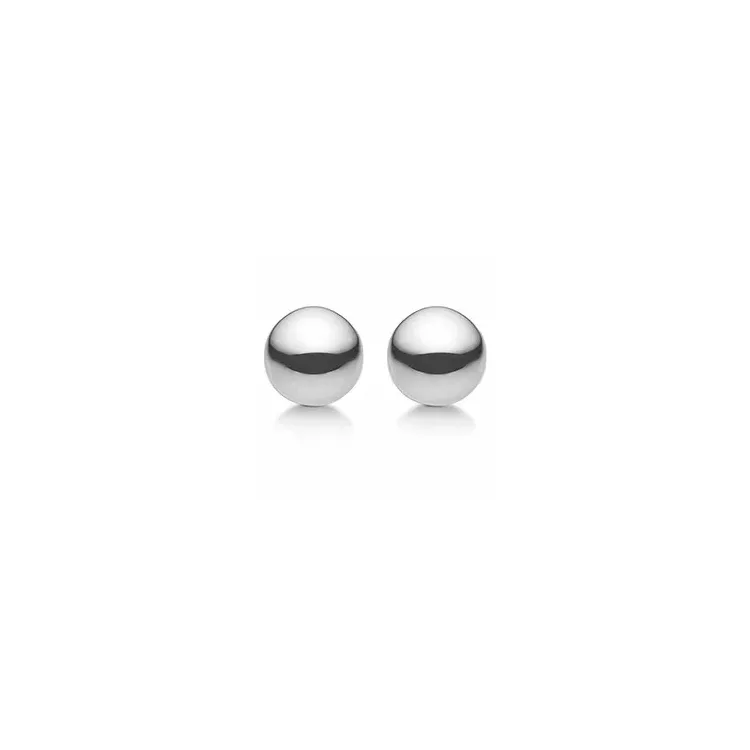 9 mm Aagaard bolletje oorsteker in zilver