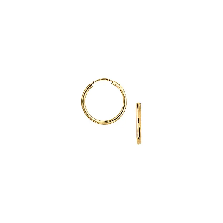 20 mm Aagaard creool in 8 karaat goud