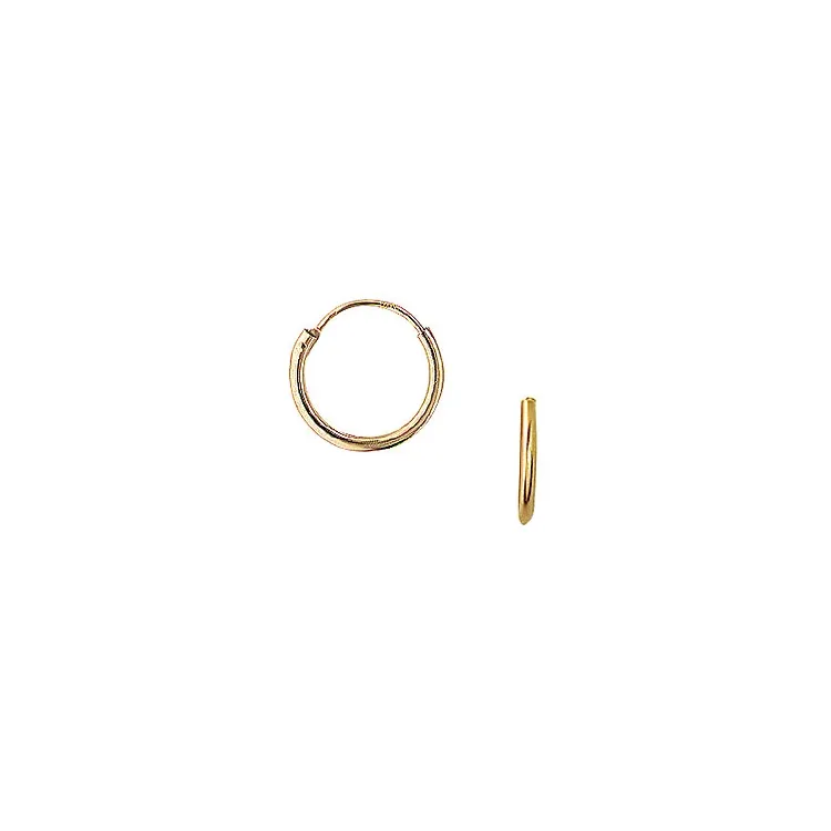 12 mm Aagaard creool in 8 karaat goud