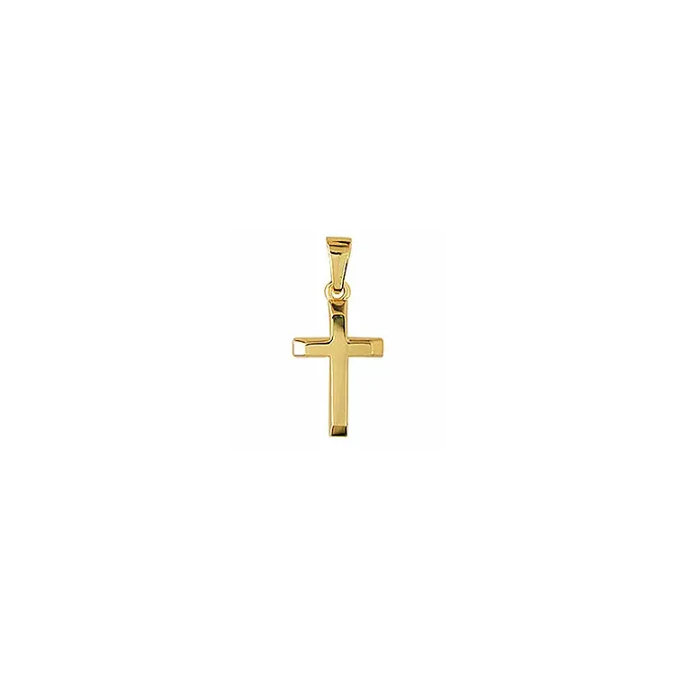 10 x 17,5 mm Aagaard kruis hanger in 8 karaat goud