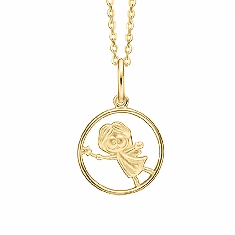 Aagaard sterrenbeeld maagd ketting met hanger in verguld sterlingzilver