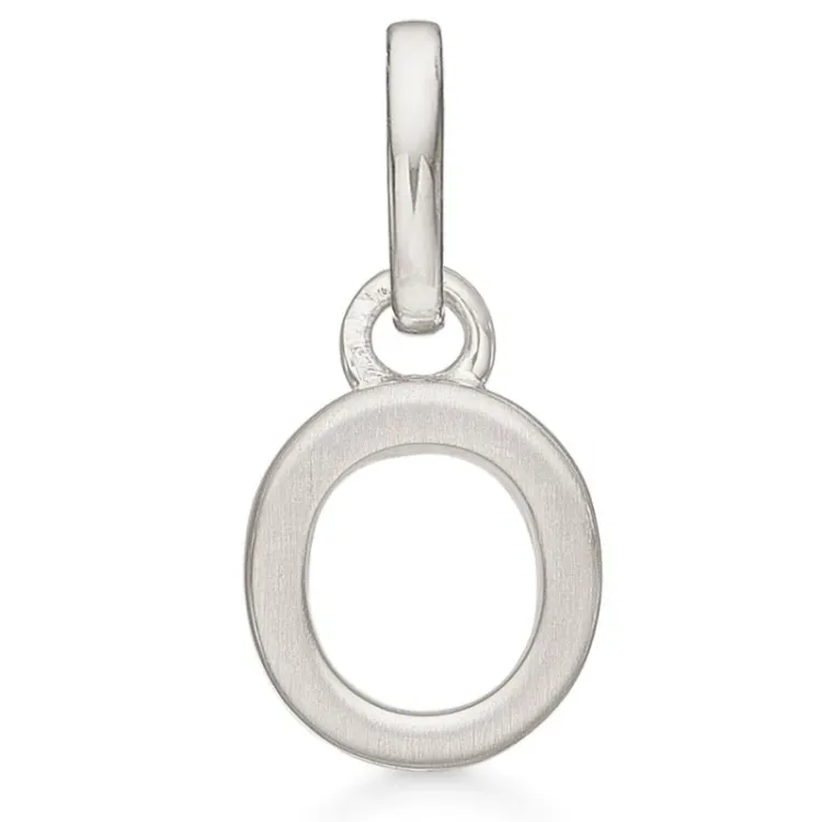 Støvring Design letter o hanger in gerodineerd zilver