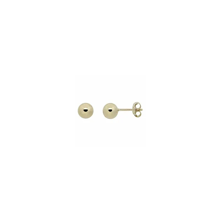 6 mm Støvring Design bolletje oorbellen in 8 karaat goud