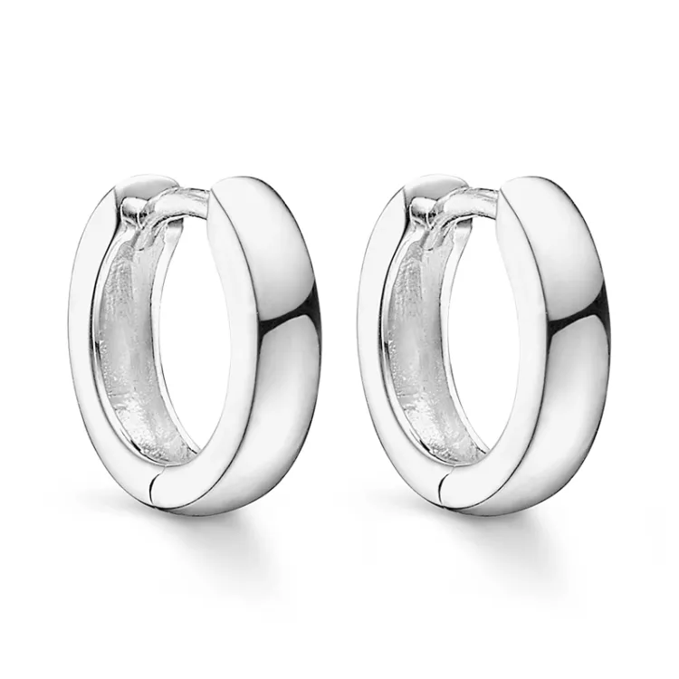 12 mm Støvring Design creool in zilver