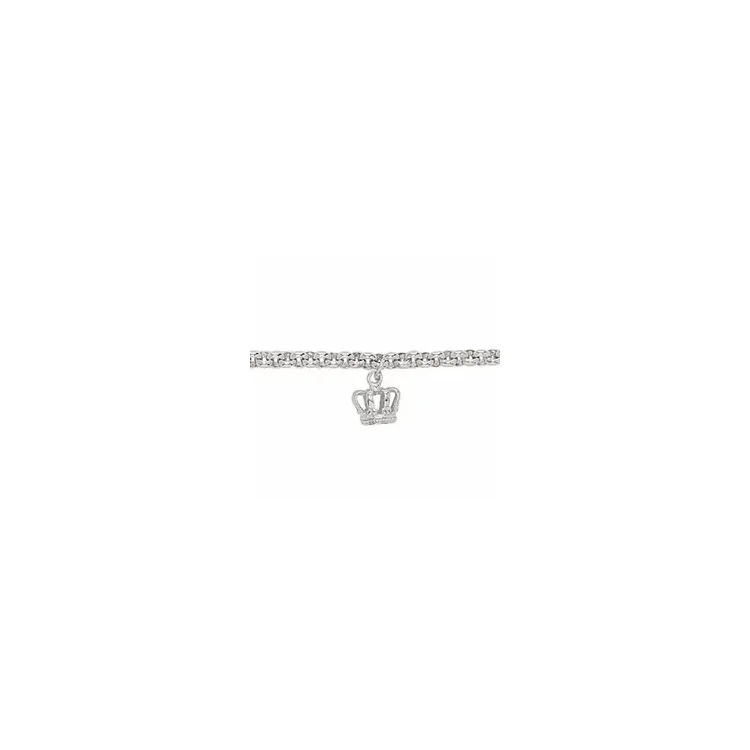 Siersbøl kroon armband in zilver