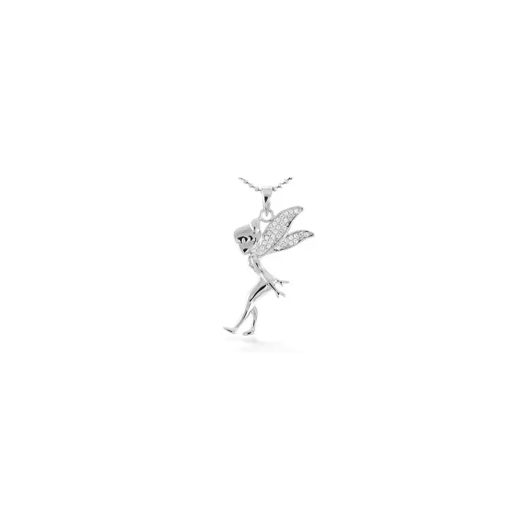 Tinkerbell hanger in zilver