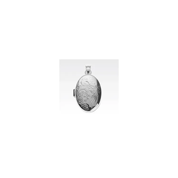 17 x 24 mm medaillon in zilver