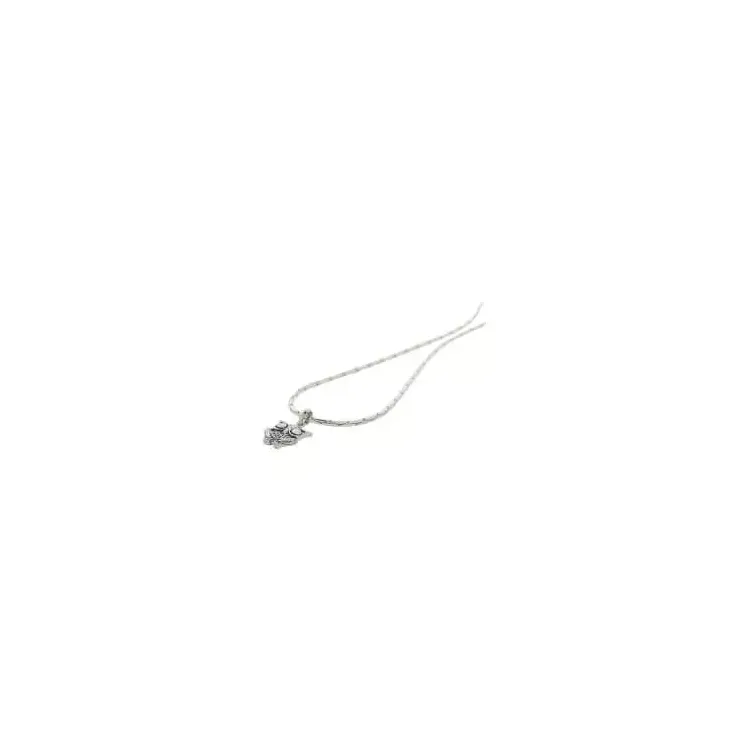 Elegant uil hanger in zilver