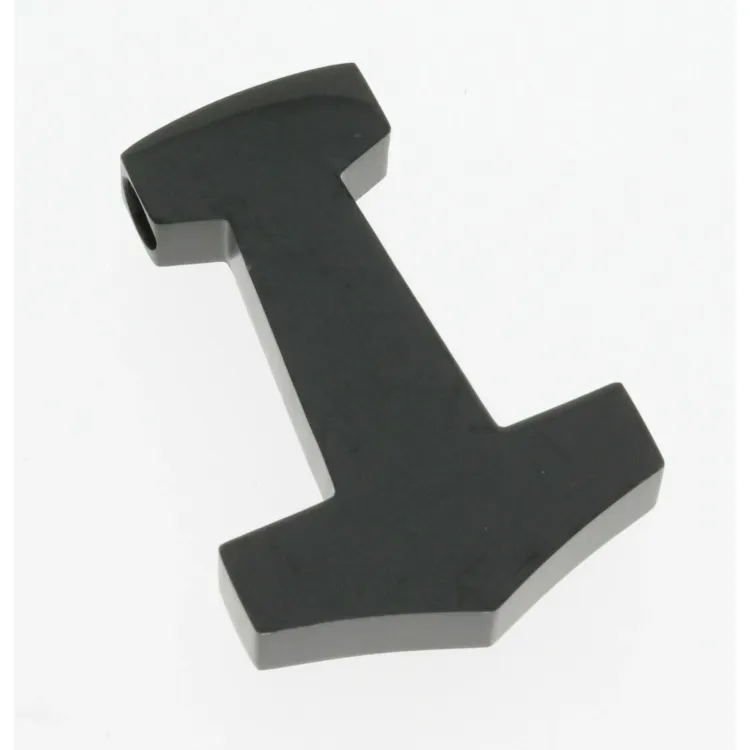 Hard Steel de hamer van thor hanger in zwart staal
