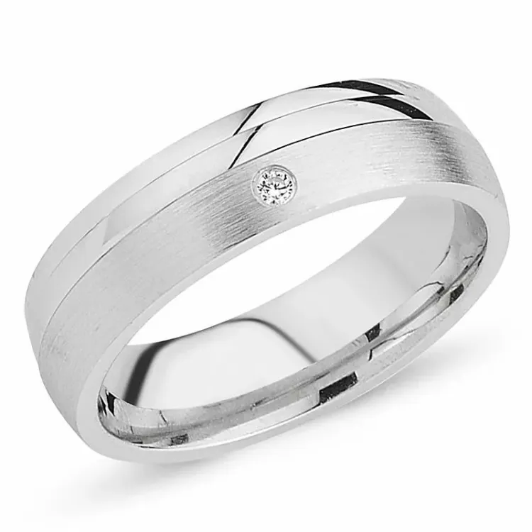 zirkoon ring in gerodineerd zilver