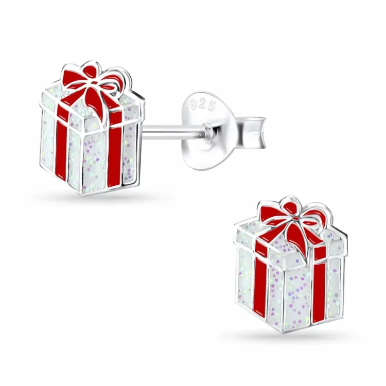 cadeau kinder oorbellen in zilver - Little Ones