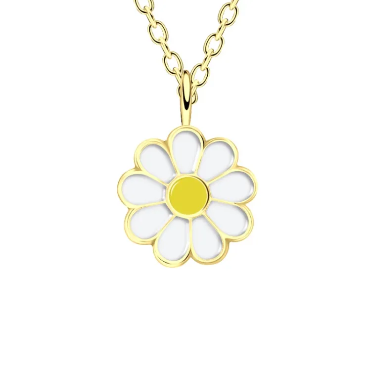 margriet ketting in verguld sterlingzilver - Little Ones