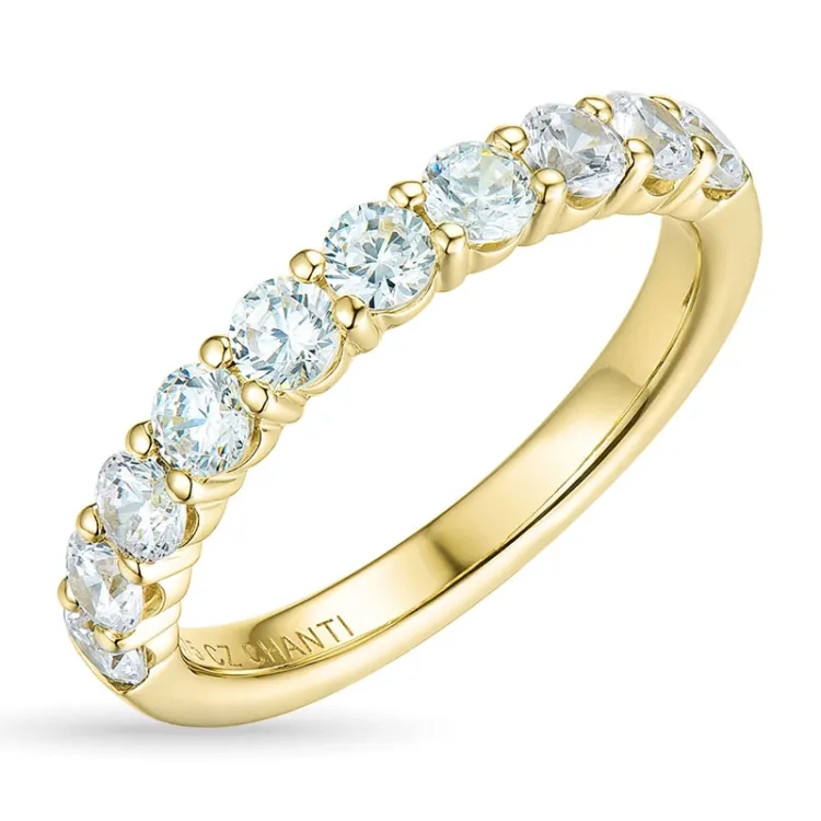 zirkoon ring in 9 karaat goud