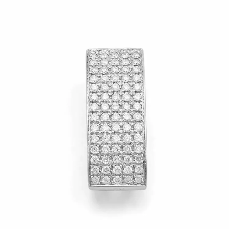 Hanger in 18 caraat witgoud 0,41 ct