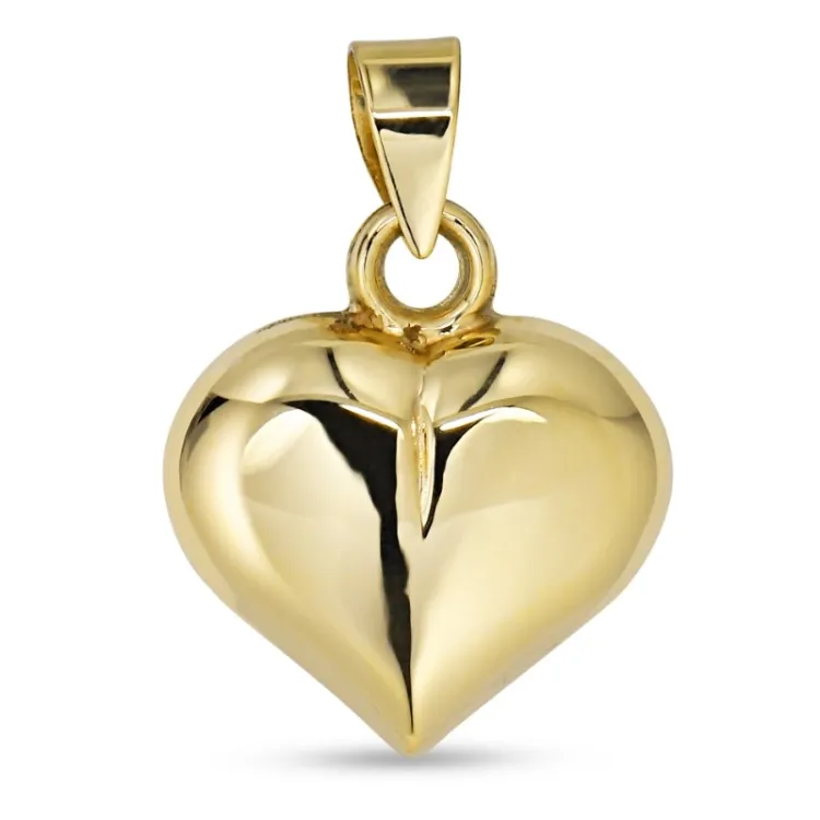 13 x 18 mm hart hanger in 9 karaat goud - Amoré