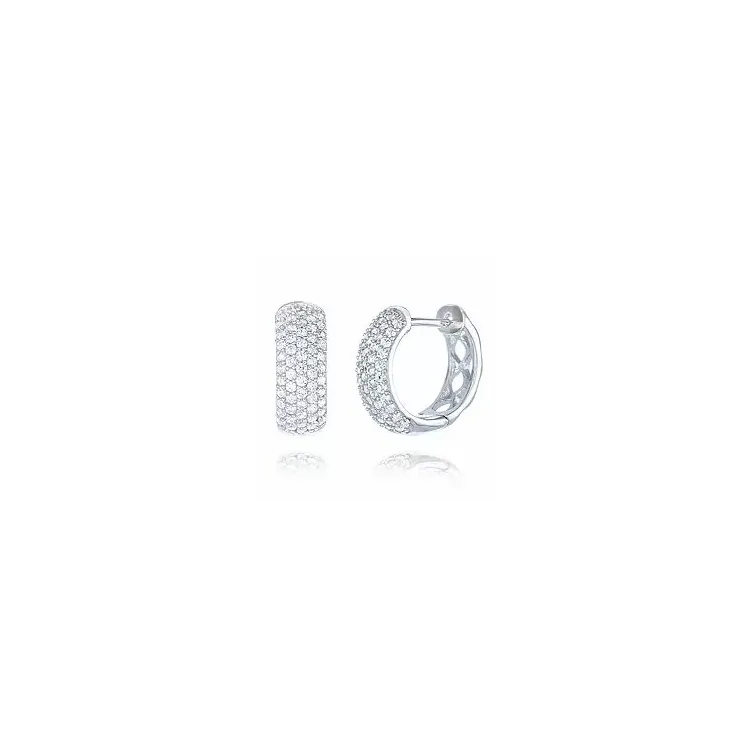 15,5 mm creooloorbellen in zilver